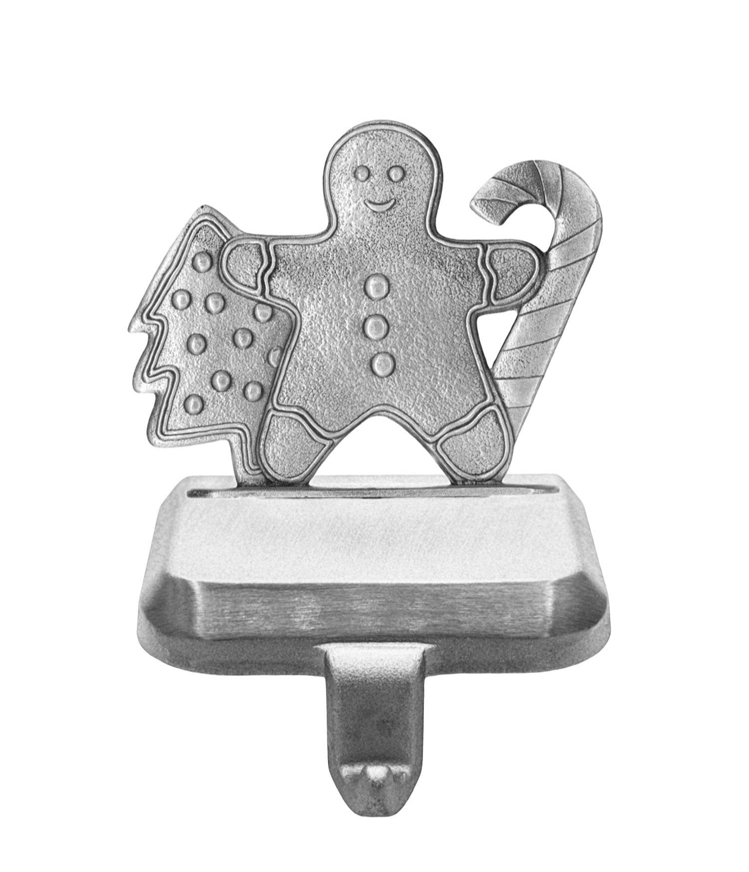 Gingerbread Man - Stocking or Basket Holder - Engravable