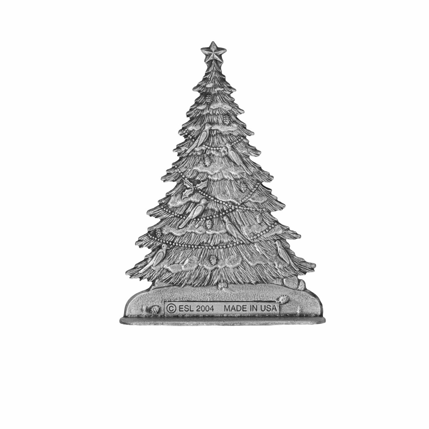 Christmas Tree with Outdoor Animals - Stocking or Basket Holder