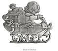 Load image into Gallery viewer, Girl on Sled - Mini Ornament