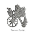 Load image into Gallery viewer, Santa on Vintage Bike - Stocking or Basket Holder