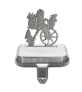 Load image into Gallery viewer, Santa on Vintage Bike - Stocking or Basket Holder - Engravable
