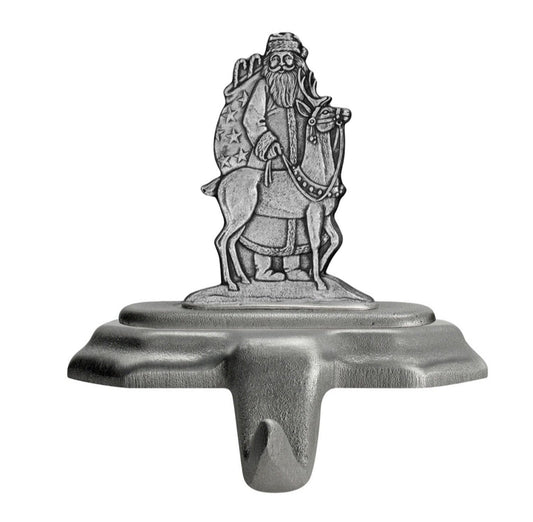 Santa with Reindeer - Stocking or Basket Holder