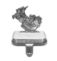 Load image into Gallery viewer, Reindeer Pulling Santa in Sleigh - Stocking or Basket Holder - Engravable