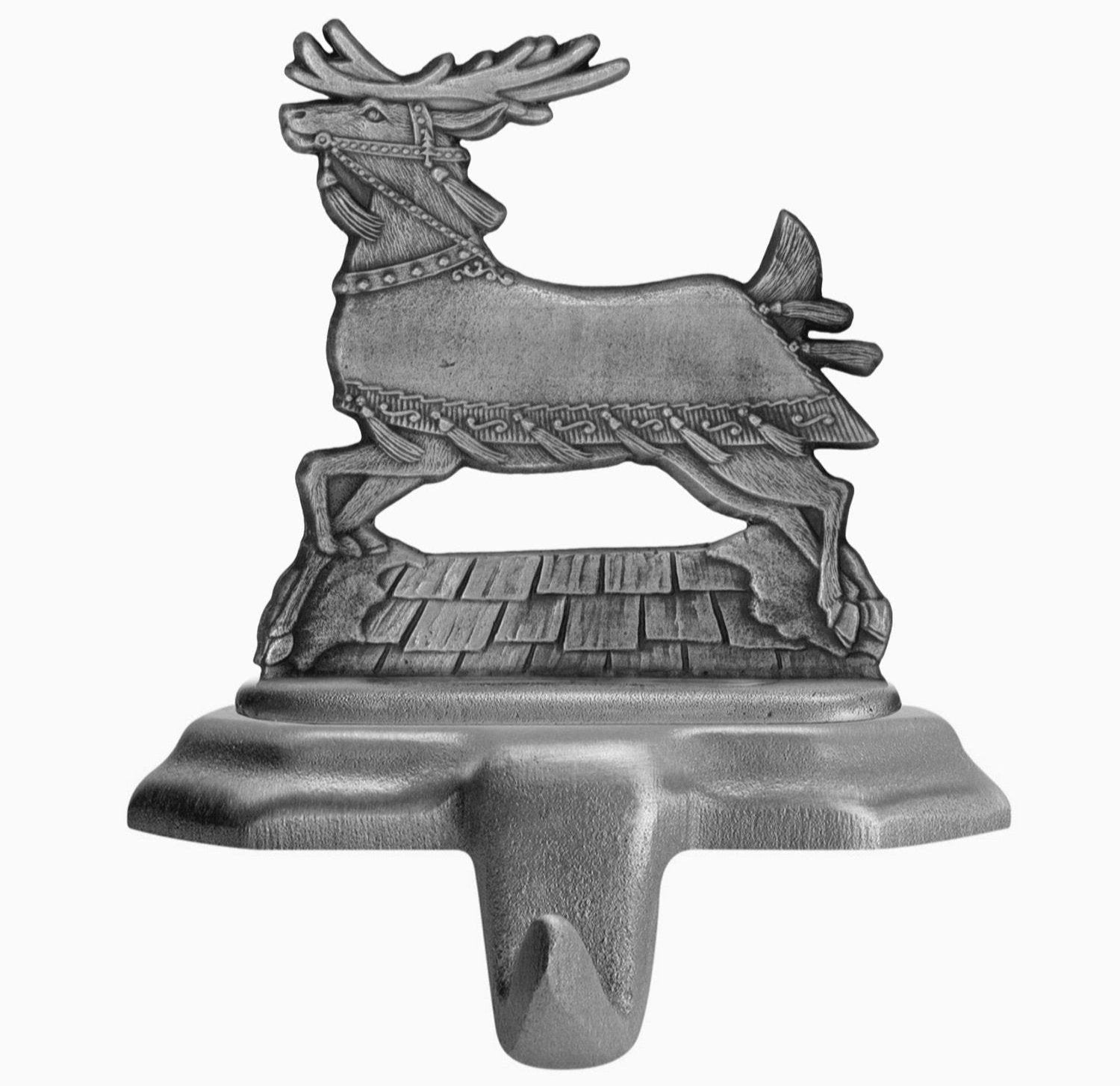 Reindeer on Roof - Stocking or Basket Holder