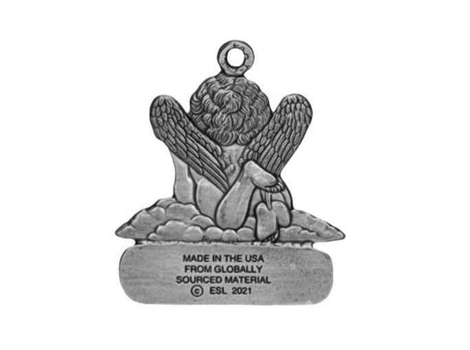 Michelangelo's Angel - Ornament - Engravable