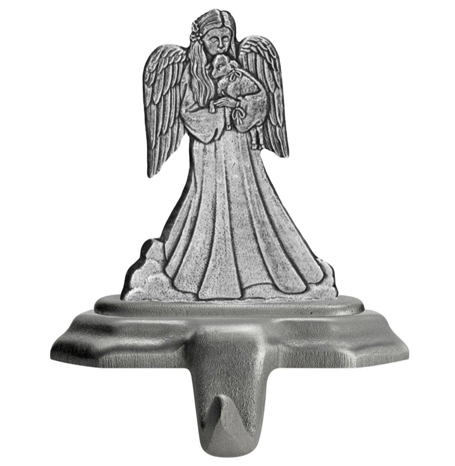 Angel Holding Lamb - Stocking or Basket Holder