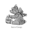 Load image into Gallery viewer, Teddy Bear with HoneyPot- Stocking or Basket Holder - Engravable
