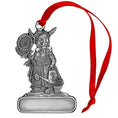 Load image into Gallery viewer, Gardener Bunny with Sunflower - Ornament - Engravable