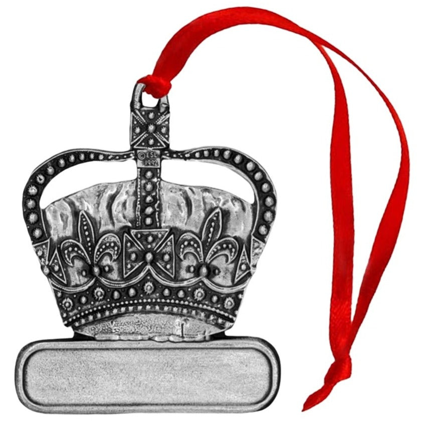 Crown - Ornament - Engravable