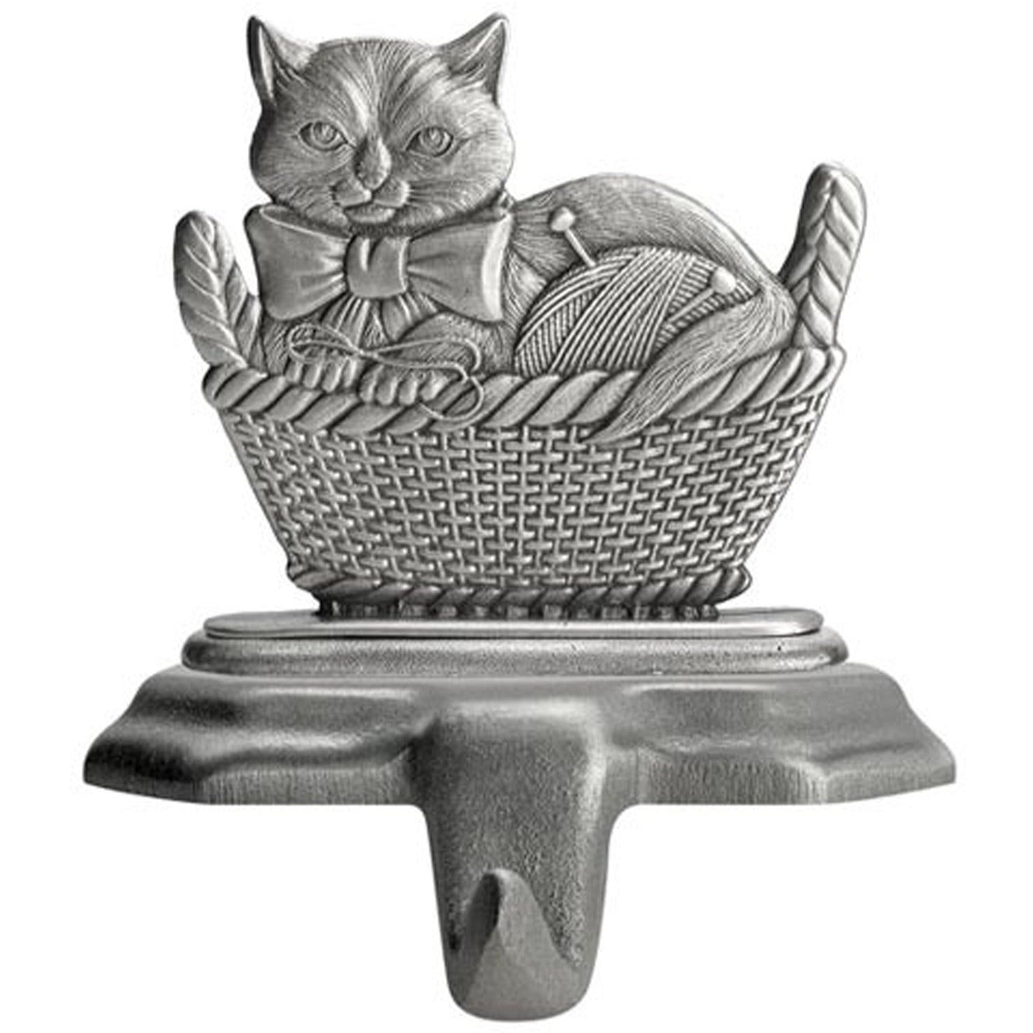 Kitten in Basket - Stocking or Basket Holder