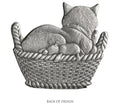 Load image into Gallery viewer, Kitten in Basket - Mini Ornament
