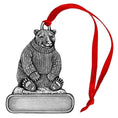 Load image into Gallery viewer, Polar Bear with Sweater - Ornament - Engravable
