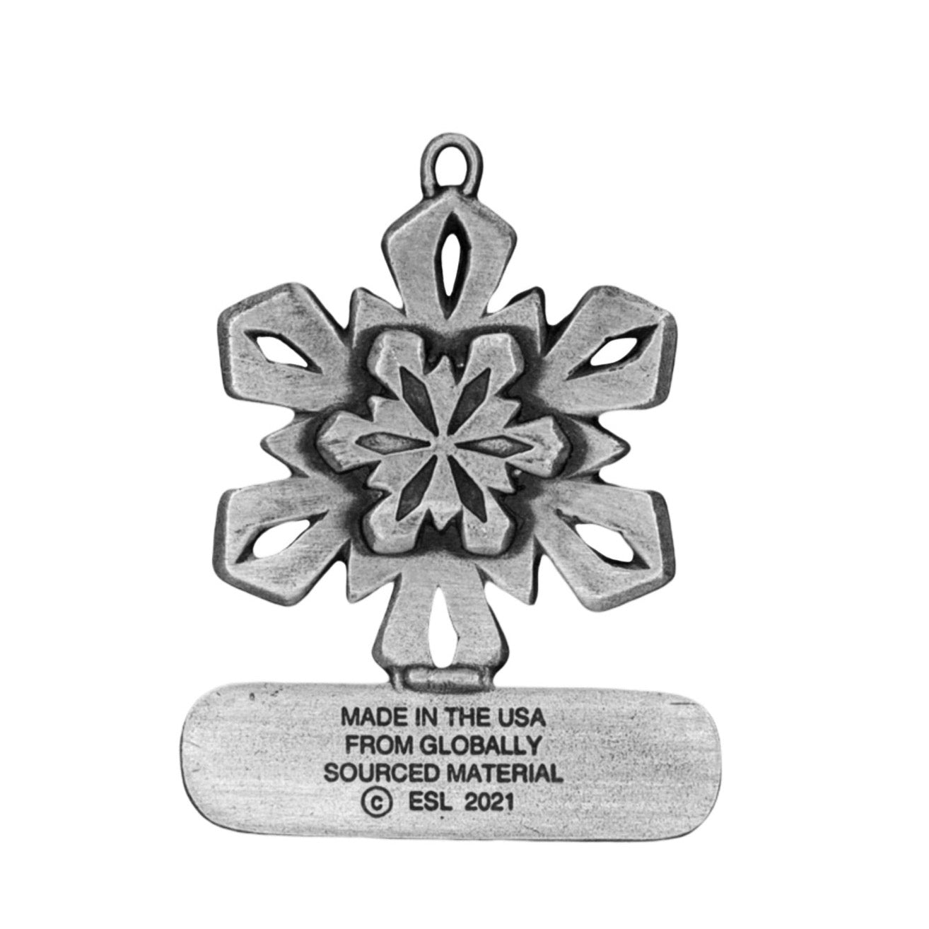 Snowflake #13 - Ornament - Engravable