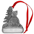 Load image into Gallery viewer, Teddy Bear with Tree - Ornament - Engravable
