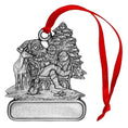 Load image into Gallery viewer, Santa with Woodland Animals - Ornament - Engravable
