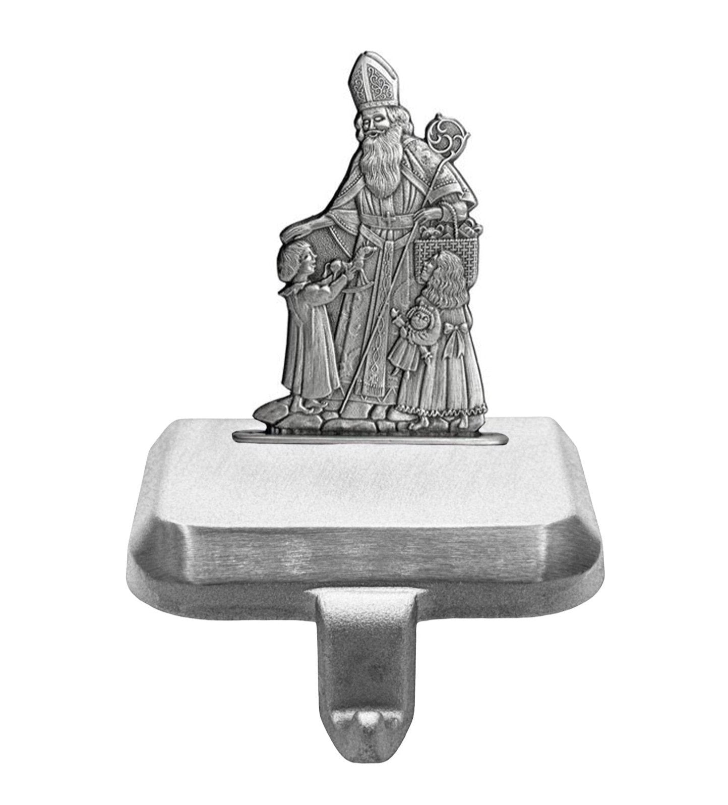 Saint Nicholas - Stocking or Basket Holder - Engravable