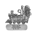 Load image into Gallery viewer, Santa in Train - Ornament - Engravable
