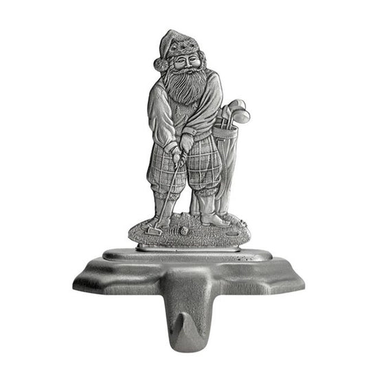Santa Golfing - Stocking or Basket Holder