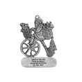 Load image into Gallery viewer, Santa on Vintage Bike - Ornament - Engravable
