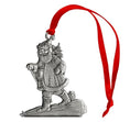 Load image into Gallery viewer, Santa Skiing - Ornament
