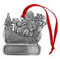 Load image into Gallery viewer, Santa Canoeing - Ornament - Engravable
