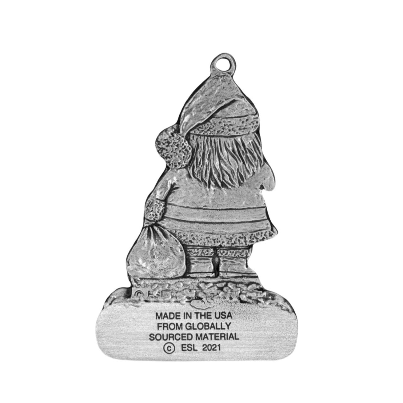 Santa Gnome - Ornament - Engravable