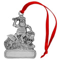 Load image into Gallery viewer, Santa Surfing - Ornament - Engravable
