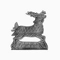 Load image into Gallery viewer, Reindeer on Roof - Stocking or Basket Holder - Engravable
