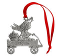 Load image into Gallery viewer, Angel with Stars on Wagon - Mini Ornament
