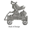 Load image into Gallery viewer, Angel with Stars on Wagon - Ornament
