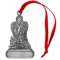 Load image into Gallery viewer, Angel with Lion & Lamb - Ornament - Engravable
