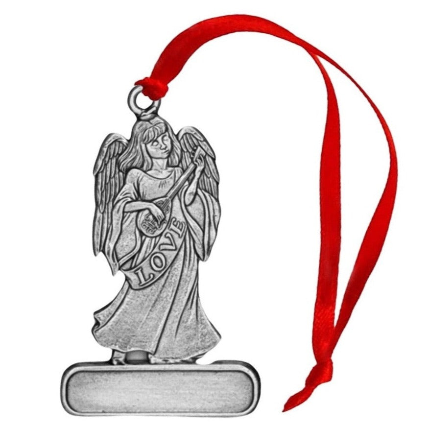 Angel of "Love" - Ornament - Engravable