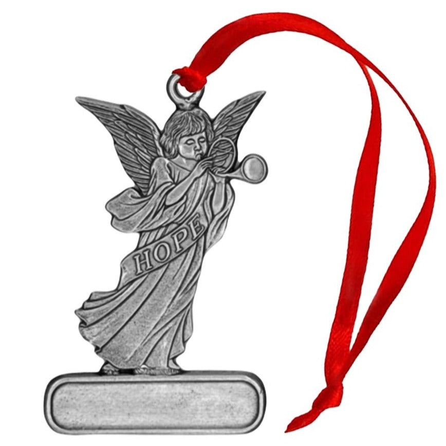 Angel of " Hope" - Ornament - Engravable