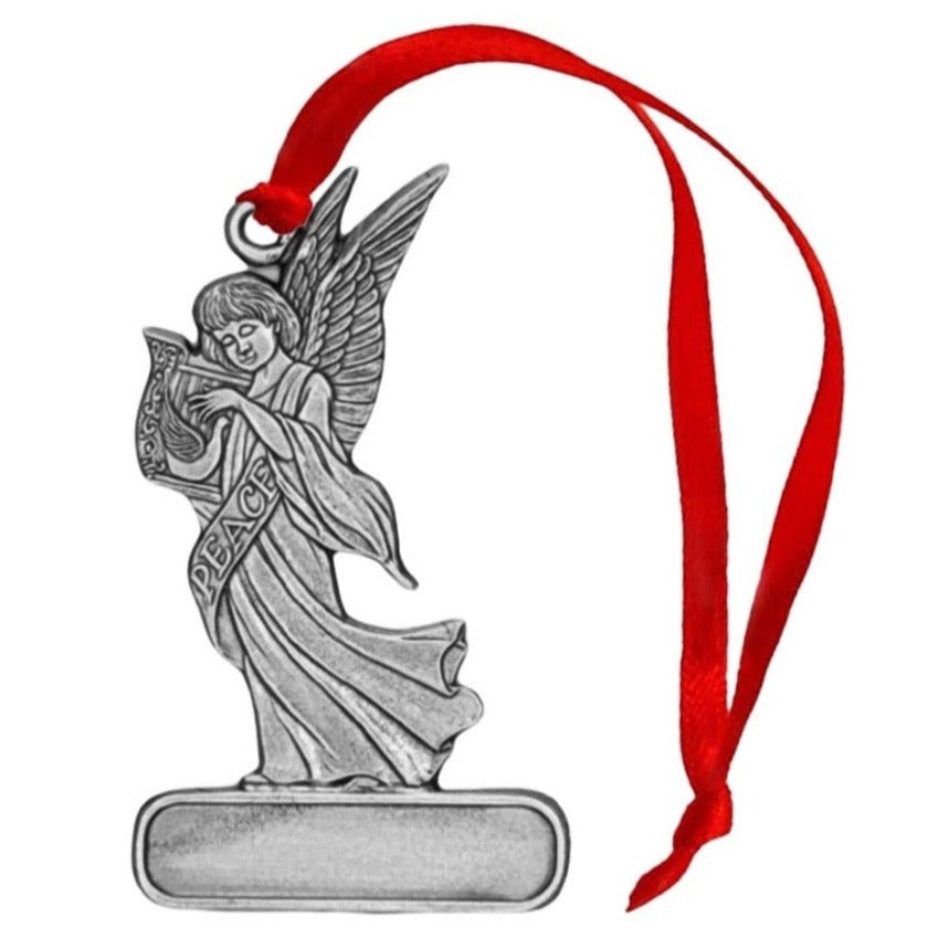 Angel of "Peace" - Ornament - Engravable