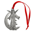 Load image into Gallery viewer, Angel on Moon with Stars - Mini Ornament
