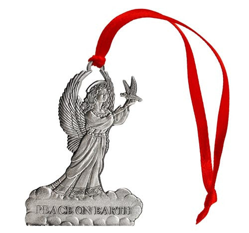 Angel with Dove - Peace on Earth - Mini Ornament