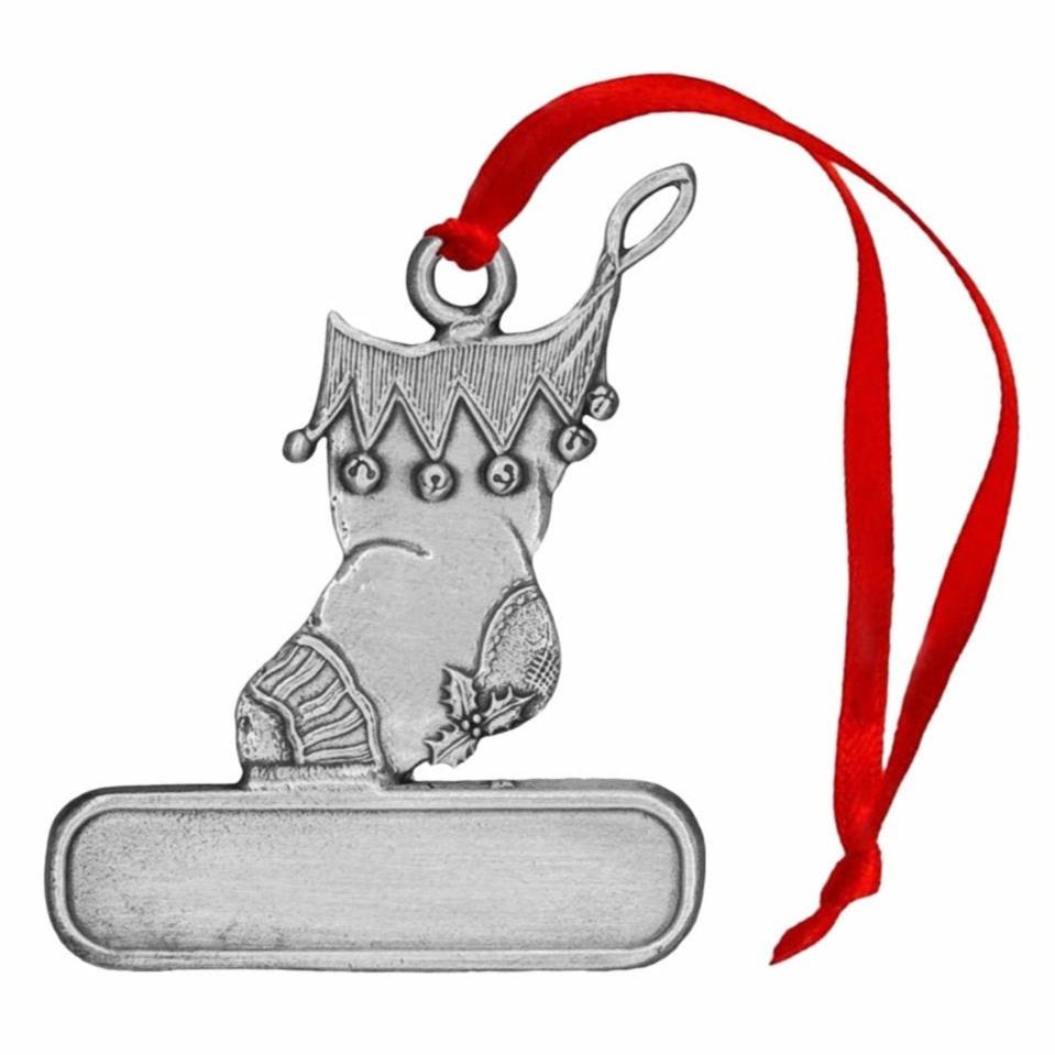 Stocking "Empty"- Ornament - Engravable