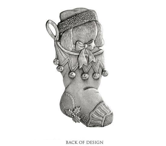 Stocking with Puppy - Stocking or Basket Holder - Engravable