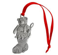 Load image into Gallery viewer, Stocking with Teddy Bear - Ornament
