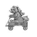 Load image into Gallery viewer, Teddy Bear in Wagon - Mini Ornament
