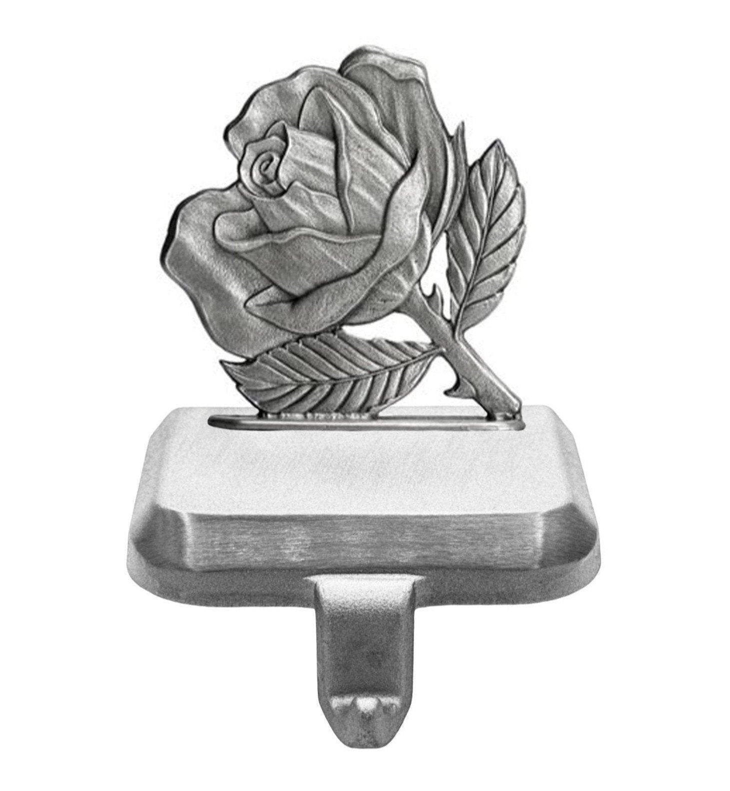 Rose - Stocking or Basket Holder - Engravable