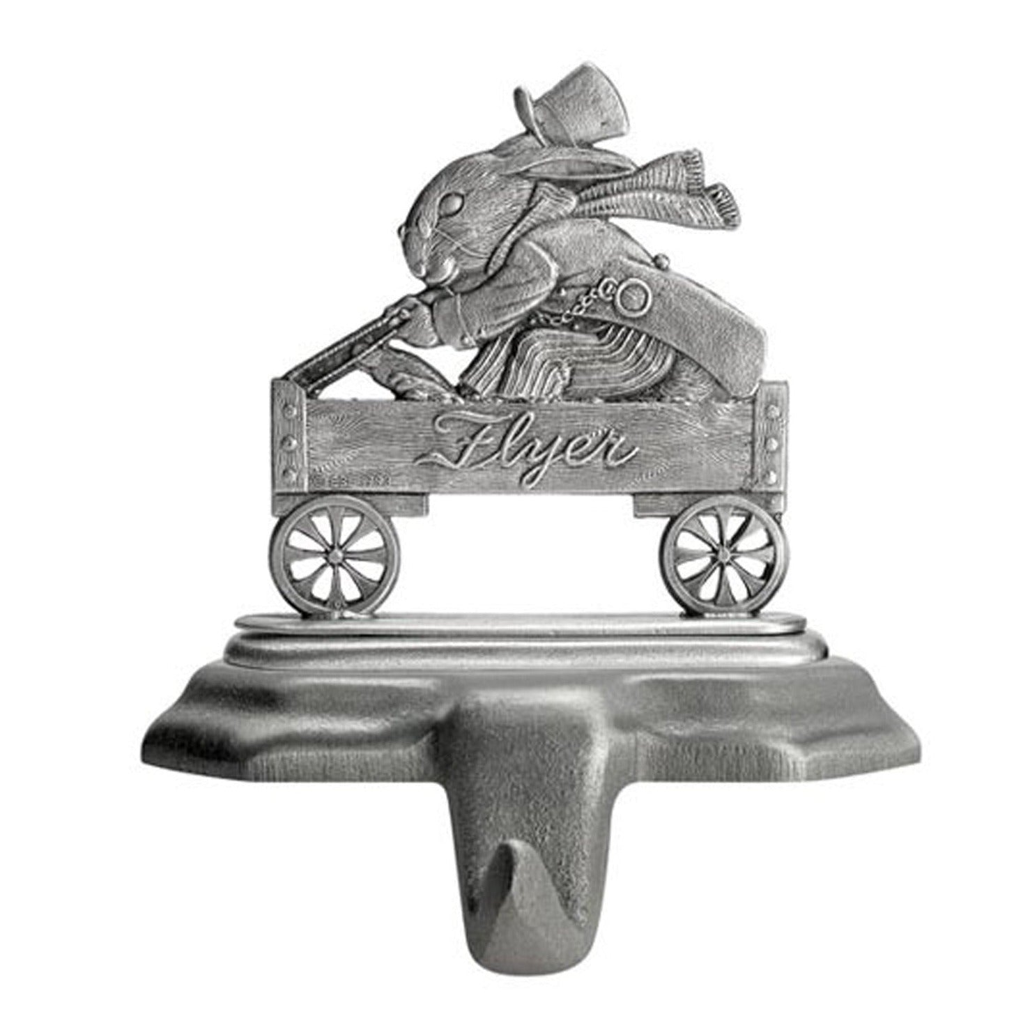 Bunny in Wagon - Stocking or Basket Holder