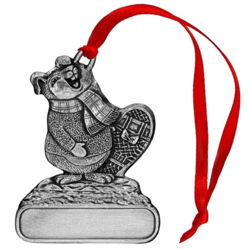 Snowshoe Bunny - Ornament - Engravable